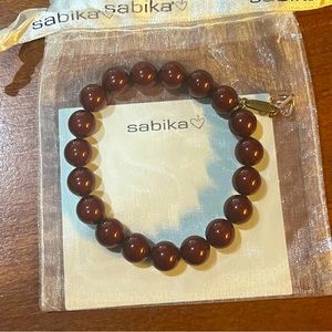 Sabika Champions Pearl Stretch Bracelet